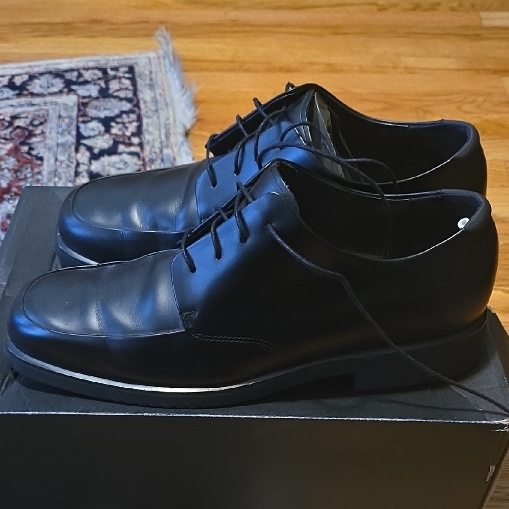 Rockport Black Leather Oxford Shoes